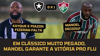 EM CLÁSSICO MUITO PEGADO, MANOEL DECIDE E GARANTE A VITÓRIA PRO FLUMINENSE NO NILTÃO