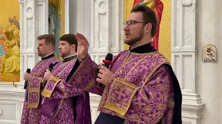М. Агафангел возглавил Божественную литургию в Спасо-Преображенском соборе