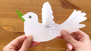 Easy Paper Bird Craft for Kids | Fun and Simple DIY Bird Project #papercrafts #homedecor