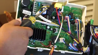 LG WM2101HW Front Load Washing Machine Won't Turn On Main Control Board Replacement