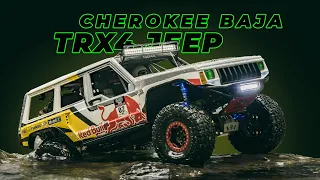 Rc Crawler | Traxxas Trx4 Jeep Cherokee Baja Off-Road Rc Car Adventure | E3S-RC