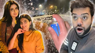 Snow Spray Se Birthday Surprise De Diya 🤣