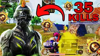 WORLD RECORD IN NEW SEASON 😱 35 KILLS PUBG MOBILE | UD٭d6KJ SOLO VS SQUAD