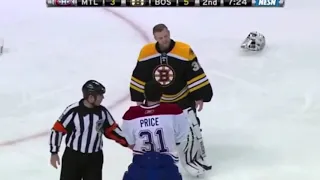 NHL: Goalie Vs Goalie fights