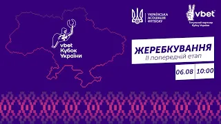 vbet Кубок Украïни | ЖЕРЕБКУВАННЯ | ІІ попередній етап