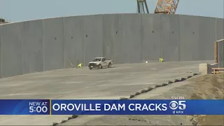 Rebuilt Oroville Dam Spillway Develops Small Cracks