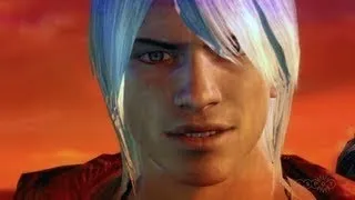 DmC Devil May Cry Old Dante Easter Egg White Wig Hair Joke Cut scene 【HD】