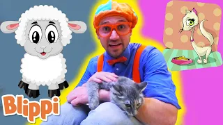 BLIPPI - Humane Society - Learn | ABC 123 Moonbug Kids | Fun Cartoons | Learning Rhymes