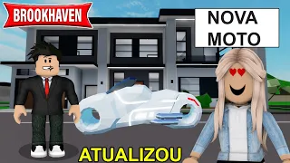 SAIU ATUALIZAÇÃO! INTERESSEIRA ME VIU COM A NOVA MOTO DE LUXO E PIROU NO BROOKHAVEN RP (Roblox)