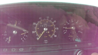 W123 cold start idle issue