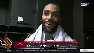 Wayne Ellington -- Miami Heat at Charlotte Hornets 01/20/2018