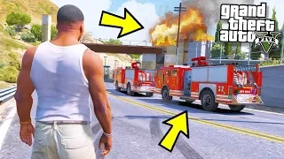 КУДА УЕЗЖАЮТ ПОЖАРНЫЕ В ГТА 5? (GTA 5)