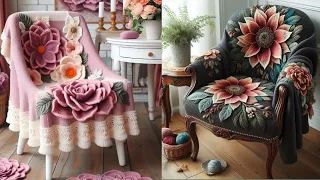 Crochet chair cover designs (sharing ideas) //#crochetando #crocheting