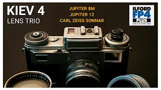 KIEV 4M with Carl Zeiss + Jupiter Lenses