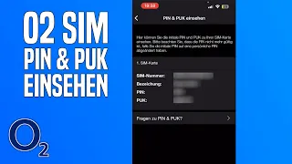 O2 SIM Karte PIN & PUK herausfinden | Tutorial