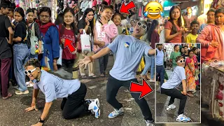 Best Dance In Public 😂 Pathan , Naacho Naacho , viral dance in public 🤣 @rocklama