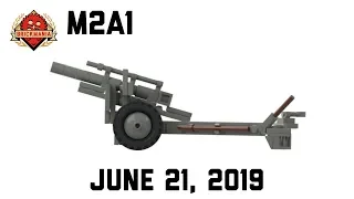 M2A1 - 105mm Howitzer - Custom Military Lego