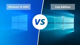 Windows 10 2004 VS Windows 10 Lite Edition Simple Ram Usages and Benchmark Compression