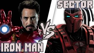 Кто кого? #43 Железный Человек (Marvel) vs Сектор (Mortal Kombat)