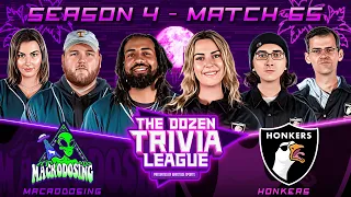 Big Screamin Honkers vs. Macrodosing | Match 65, Season 4 - The Dozen Trivia League