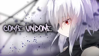 [Nightcore] Come Undone - My Darkest Days (lyrics)