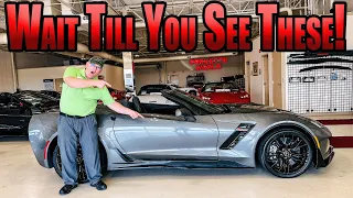 WOW! More AMAZING C7's at Corvette World with Lotsa MANUALS!