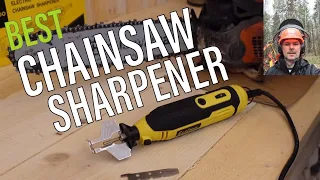 Best Chainsaw Electric Sharpener under $60 - EZZDOO electric chainsaw sharpener review  E103