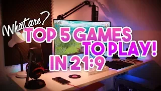 Top 5 Games To Play In 21:9 ~ Best Looking Games For Low / High End PC ~ FPS, Adventure, RPG, Mods