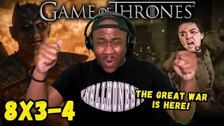 WATCHING *GAME OF THRONES* S8 E3-4 FOR THE FIRST TIME (REACTION)