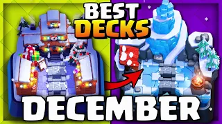 TOP 3 DECEMBER SEASON DECKS! NEW META DECKS CLASH ROYALE!