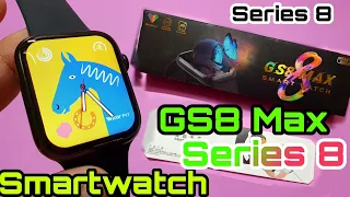 GS8 Max Series 8 Smartwatch | Apple Watch Series 8 Clone | gs8 max Unboxing & Review | GS8 Max