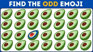 【Easy, Medium, Hard Levels】 | Can you Find the Odd Emoji in 15 seconds?  | The Quiz Adda