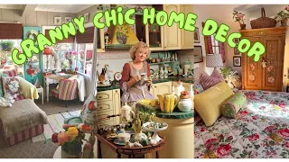 NEW GRANNY CHIC STYLE:Grandmacore Aesthetics home decor.granny chic home decor ideas