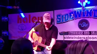 David Lee Murphy in Roanoke Virginia on July 25th 2018 doing an acoustic  The More I Drink