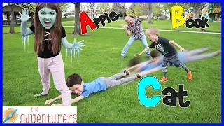 ABC Alphabet Freeze Tag Outdoor Activities And Games For Kids! Playground Wars / That YouTub3 Family