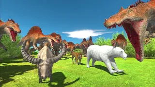 RUN NOW - How To Escape From Spinosaurus | Animal Revolt Battle Simulator