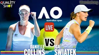 🎾SWIATEK vs COLLINS | Australian Open 2022 Semi Final | LIVE Tennis Play-by-Play Stream