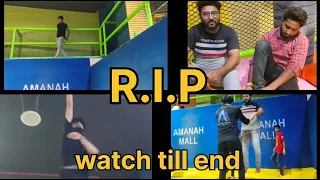 Trampoline park vlog fun with cousin - Amanah mall lahore  |Qambbar talib |