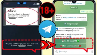 Problème! Réparer Cette chaîne ne peut pas être affichée dans Telegram