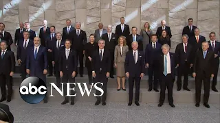 Biden joins leaders of NATO nations in Brussels