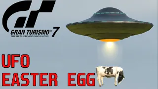 UFO abducting cow Easter Egg found in Gran Turismo 7