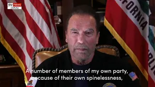 Arnold Schwarzenegger is simply a 'political imposter'
