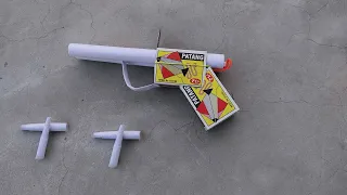 paper gun | Matchbox gun with paper Bullets