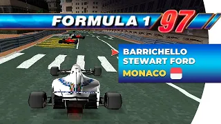 F1 97 ps1 gameplay: Monaco - Rubens Barrichello