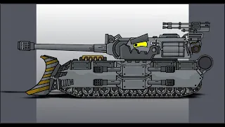 How To Draw Cartoon Tank Royal Maus | HomeAnimations - Cartoons About Tanks