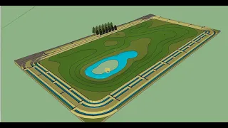 Permaculture / Farm Design || Part 2 || Flat Surface || Hindi || SketchUp 3D.