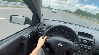 Opel Astra G *over160km/h* on AUTOBAHN [NO SPEED LIMIT] by Lennart