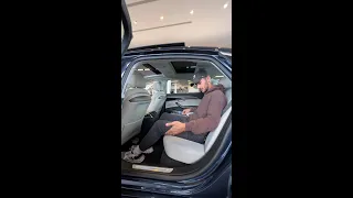 The Audi A8L Rear Seats are insane!