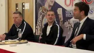 RICKY BURNS v JOSE GONZALEZ POST-FIGHT PRESS CONFERENCE / iFILM LONDON / FIGHTING PRIDE OF SCOTLAND