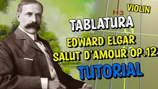Edward Elgar - Salut d'Amour Op.12 Violín Tutorial